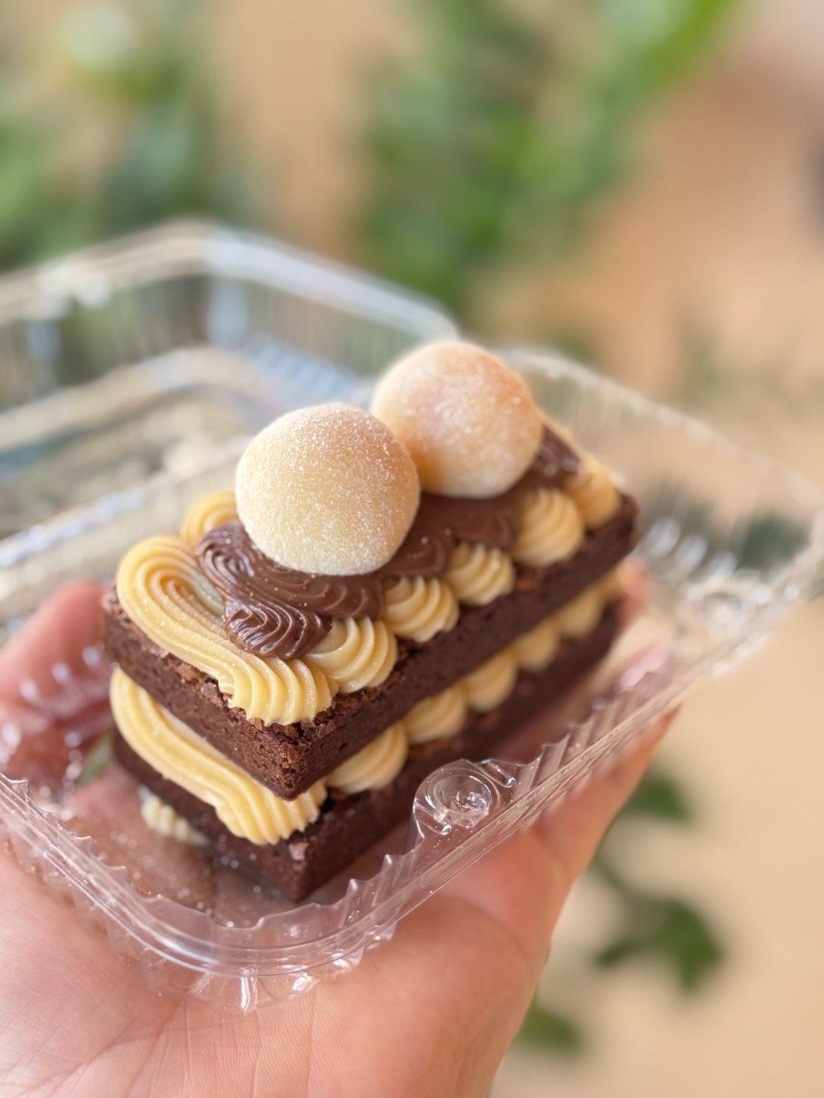 imagem de Fatia de Brownie Ninho com Nutella